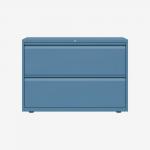 Bisley 1000mm wide Essentials Side Filing Cabinet Bisley Blue 2 Drawer