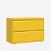 Bisley 1000mm wide Essentials Side Filing Cabinet Yellow 2 Drawer