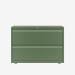 Bisley 1000mm wide Essentials Side Filing Cabinet Olive Green 2 Drawer
