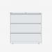 Bisley 1000mm wide Essentials Side Filing Cabinet Chalk 3 Drawer