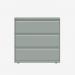 Bisley 1000mm wide Essentials Side Filing Cabinet Bisley Silver 3 Drawer