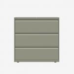 Bisley 1000mm wide Essentials Side Filing Cabinet Goose Grey 3 Drawer