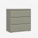 Bisley 1000mm wide Essentials Side Filing Cabinet Goose Grey 3 Drawer