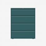 Bisley 1000mm wide Essentials Side Filing Cabinet Doulton 4 Drawer