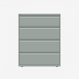 Bisley 1000mm wide Essentials Side Filing Cabinet Bisley Silver 4