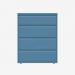 Bisley 1000mm wide Essentials Side Filing Cabinet Bisley Blue 4 Drawer