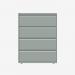 Bisley 1000mm wide Essentials Side Filing Cabinet Bisley Silver 4 Drawer