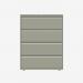 Bisley 1000mm wide Essentials Side Filing Cabinet Goose Grey 4 Drawer