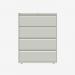 Bisley 1000mm wide Essentials Side Filing Cabinet Light Grey 4 Drawer