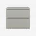 Bisley 800mm wide Essentials Side Filing Cabinet Light Grey 2 Drawer