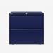 Bisley 800mm wide Essentials Side Filing Cabinet Oxford Blue 2 Drawer