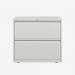 Bisley 800mm wide Essentials Side Filing Cabinet Traffic White 2 Drawer