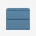 Bisley 800mm wide Essentials Side Filing Cabinet Bisley Blue 2 Drawer
