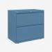 Bisley 800mm wide Essentials Side Filing Cabinet Bisley Blue 2 Drawer