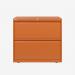 Bisley 800mm wide Essentials Side Filing Cabinet Bisley Orange 2 Drawer