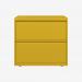 Bisley 800mm wide Essentials Side Filing Cabinet Yellow 2 Drawer