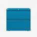 Bisley 800mm wide Essentials Side Filing Cabinet Azure 2 Drawer