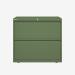 Bisley 800mm wide Essentials Side Filing Cabinet Olive Green 2 Drawer