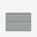 Bisley 1000mm wide Essentials Side Filing Cabinet Bisley Silver 2 Drawer