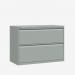 Bisley 1000mm wide Essentials Side Filing Cabinet Bisley Silver 2 Drawer