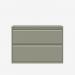 Bisley 1000mm wide Essentials Side Filing Cabinet Goose Grey 2 Drawer