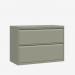 Bisley 1000mm wide Essentials Side Filing Cabinet Goose Grey 2 Drawer