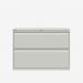 Bisley 1000mm wide Essentials Side Filing Cabinet Light Grey 2 Drawer