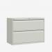 Bisley 1000mm wide Essentials Side Filing Cabinet Light Grey 2 Drawer