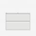 Bisley 1000mm wide Essentials Side Filing Cabinet Traffic White 2 Drawer