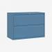 Bisley 1000mm wide Essentials Side Filing Cabinet Bisley Blue 2 Drawer