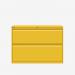 Bisley 1000mm wide Essentials Side Filing Cabinet Yellow 2 Drawer