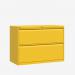 Bisley 1000mm wide Essentials Side Filing Cabinet Yellow 2 Drawer