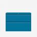 Bisley 1000mm wide Essentials Side Filing Cabinet Azure 2 Drawer