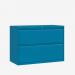 Bisley 1000mm wide Essentials Side Filing Cabinet Azure 2 Drawer