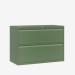 Bisley 1000mm wide Essentials Side Filing Cabinet Olive Green 2 Drawer