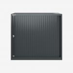 Bisley 800mm wide Essentials Tambour Unit (693mm) (1 shelf) Anthracite Grey