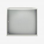 Bisley 800mm wide Essentials Tambour Unit (693mm) (1 shelf) Chalk