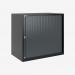 Bisley 800mm wide Essentials Tambour Unit (693mm) (1 shelf) Black