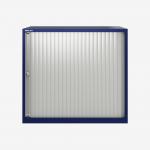 Bisley 800mm wide Essentials Tambour Unit (693mm) (1 shelf) Oxford Blue