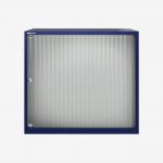 Bisley 800mm wide Essentials Tambour Unit (693mm) (1 shelf) Oxford Blue