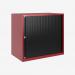 Bisley 800mm wide Essentials Tambour Unit (693mm) (1 shelf) Cardinal Red