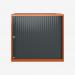 Bisley 800mm wide Essentials Tambour Unit (693mm) (1 shelf) Bisley Orange