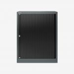 Bisley 800mm wide Essentials Tambour Unit (1000mm) (1 shelf) Anthracite Grey