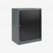 Bisley 800mm wide Essentials Tambour Unit (1000mm) (1 shelf) Anthracite Grey