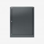 Bisley 800mm wide Essentials Tambour Unit (1000mm) (1 shelf) Anthracite Grey
