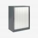 Bisley 800mm wide Essentials Tambour Unit (1000mm) (1 shelf) Anthracite Grey