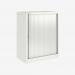 Bisley 800mm wide Essentials Tambour Unit (1000mm) (1 shelf) Chalk