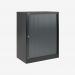 Bisley 800mm wide Essentials Tambour Unit (1000mm) (1 shelf) Black