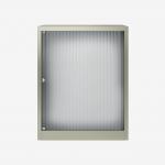 Bisley 800mm wide Essentials Tambour Unit (1000mm) (1 shelf) Goose Grey
