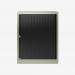 Bisley 800mm wide Essentials Tambour Unit (1000mm) (1 shelf) Goose Grey